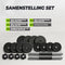 VirtuFit Verstelbare Dumbbellset - Halterset - 28 kg - 2 Vinyl Dumbbells van 14 kg