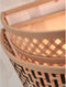GOOD&MOJO Wandlamp Bhutan - Bamboe/Zwart - 24x12x21cm - Binnen
