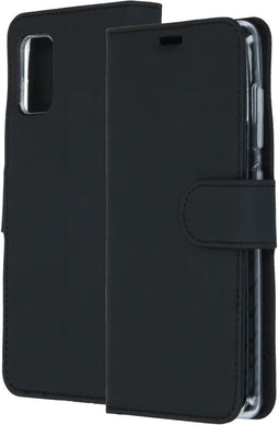 Accezz Galaxy A41 - Flip Cover - Krasbestendig Schokbestendig - Zwart