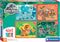 Clementoni 21521 - Puzzel - 4 in 1 - Jurassic World - 72 stukjes (4 puzzels)