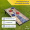 Aerend Cornhole Set - Speelbord 91 x 61 cm - 8 All-weather Bean Bags - Rustiek Ontwerp