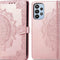 imoshion Hoesje Geschikt voor Samsung Galaxy A23 (5G) Hoesje Met Pasjeshouder - imoshion Mandala Bookcase - Rosé Goud