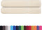 vidaXL - Handdoeken - 2 - st - 100x200 - cm - 360 - g/m² - 100% - katoen - crèmekleurig