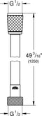 GROHE VitalioFlex 1250 - Doucheslang - Long-Life - chroom