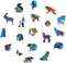 UNIDRAGON Houten Puzzel Voor Volwassenen Dier - Majestueuze Wolf - 99 stukjes - Small 17x24 cm