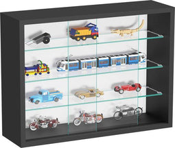 VVD Vitrinekastje staande hangende wandvitrine - schuifdeuren - 50 x 40 x 13 cm
