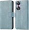 iMoshion Hoesje Geschikt voor Oppo A58 Hoesje Met Pasjeshouder - iMoshion Luxe Bookcase - Lichtblauw