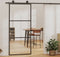 vidaXL - Schuifdeur - met - beslag - 90x205 - cm - aluminium - en - ESG-glas