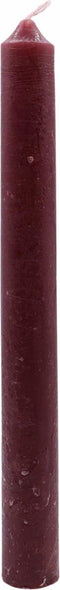 Rustic dinerkaars burgundy 20cm - 6 stuks
