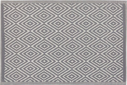 SIKAR - Outdoor kleed - Grijs - 120 x 180 cm - Polypropyleen