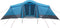vidaXL - Familietent - met - Ramen - Dome - Blauw - 4-Persoons - Waterdicht