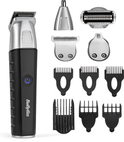 BaByliss Lithium Power MT812E - 11 in 1 Multitrimmer - 6 Opzetkammen 0.4mm - 10mm - 100% Waterproof