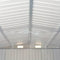 vidaXL - Tuinschuur - 257x990x181 - cm - gegalvaniseerd - staal - antraciet