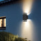 Smartwares OOL-50019 - Wandlamp Tweezijdige buitenlamp - GU10 fitting - 235 x 90 x 130 mm - Zwart