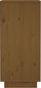 vidaXL - Dressoir - 31,5x34x75 - cm - massief - grenenhout - honingbruin