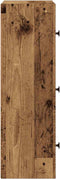 vidaXL - Boekenkast - 40x24x77 - cm - bewerkt - hout - oud - houtkleurig