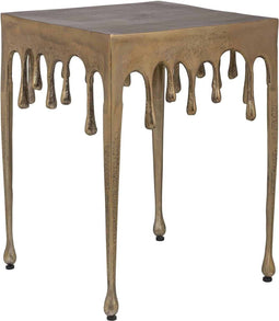 Richmond Bijzettafel Drops Brushed Goud