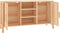 vidaXL - Dressoir - 107x38x60 - cm - bewerkt - hout