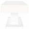 vidaXL - Salontafel - 96x50x45 - cm - bewerkt - hout - wit