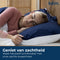 Kalm Kussensloop - 60x70 cm - 100% Katoen - Vochtregulerend - Blauw/Wit