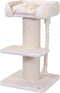 Quapas - Krabpaal -Ruffles - katten krabpaal - groot - maine coon - boskat - Beige