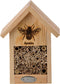 Bijenhuis 16,9 X 22,9 Cm Hout/bamboe Naturel - bijen - insecten - Esschert Design