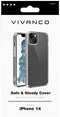 Vivanco Safe and Steady - Soft Case - Krasbestendig - Transparant