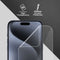 Lunso - Geschikt voor iPhone 15 Pro - Duo Pack (2 stuks) Beschermfolie - Full Cover Screen protector