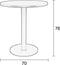 Zuiver Metsu Tuintafel/ Bistrotafel Rond 70 cm Grijs
