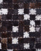 AKKESE - Patchwork vloerkleed - Lichtbeige - 140 x 200 cm - Koeienhuid leer