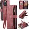 Caseme - Geschikt voor iPhone 14 Pro - Portemonnee hoes - Rood