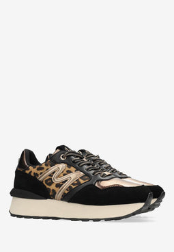 Mexx JUJU HUMPER - Sneakers - Zwart/Goud - Dames