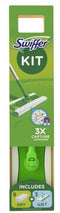 Swiffer Starterkit - Vloerreiniger - 8 droge en 3 natte doekjes - Wit/Groen