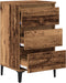 vidaXL - Nachtkastje - Oud - Hout - 40x35x70 - cm - Engineered - Hout