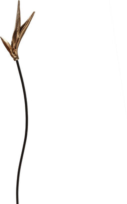 PTMD alu goud bloem strelitzia met ijzeren steel s