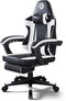 Stane ST-0029 - Ergonomische Gamestoel - Verstelbaar met Voetsteun - Zwart/Wit