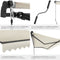 tectake® Ornella - Zonnescherm met Knikarm - 300 x 250 cm - Waterafstotend - Beige