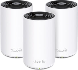 TP-Link Deco XE75 - Tri-band Mesh Wifi 6E - 5400 Mbps - Wit (3-pack)