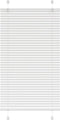 vidaXL - Plissé - rolgordijn - 80x100 - cm - stofbreedte - 79,4 - cm - polyester - wit