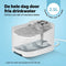 Jake and Jacky Drinkfontein RVS - Waterfontein Kat en Hond - Fluisterstil - 2,5L - Wit