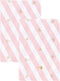 Riviera Maison Tafelloper - Palm Breeze Table Runner - Roze Wit - Set 2 Stuks