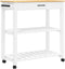 vidaXL - Keukentrolley - MONZA - 84x40x90 - cm - massief - grenenhout