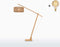 GOOD&MOJO Vloerlamp Iguazu - Bamboe/Jute - 175x60x207cm - Scandinavisch,Bohemian - Staande lamp voor Woonkamer - Slaapkamer