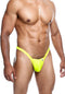 MOB EROTICWEAR - YELLOW THONG AND BUNS L