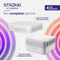 STRONG Atria - WiFi Mesh Kit - 1200 Mbps - Tot 300 m² extra WiFi-dekking - Dual Band 2,4 GHz + 5 GHz - 3 Ethernetpoorten - Wit (2 stuks)