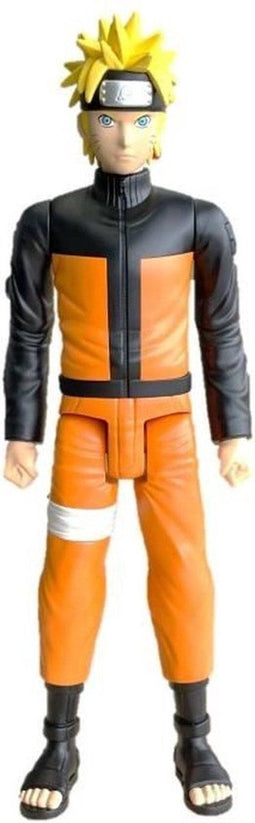 Grote Gelede Figuur - Bandai - Anime Heroes - Naruto Shippuden - Anime Heroes Mega Figure 30 cm - Naruto Uzumaki