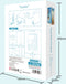DIY Book Nook Boekensteun Travel With The Wind Bookend, Tone-Cheer, TQ126, 18,2x8x24,5cm