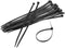 Falkx Kabelbinders - Zwart - UV-bestendig - 370x4.8 mm - Per 100 stuks