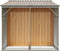 vidaXL - Tuinschuur - 277x192,5x179 - cm - gegalvaniseerd - staal - lichtbruin