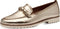 Tamaris Instappers - Leer - Touch-it binnenzool - Goud